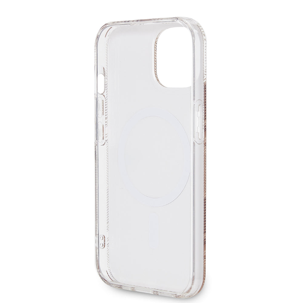 MagSafe futrola za Apple iPhone 15, Guess, IML Gcube, smeđa