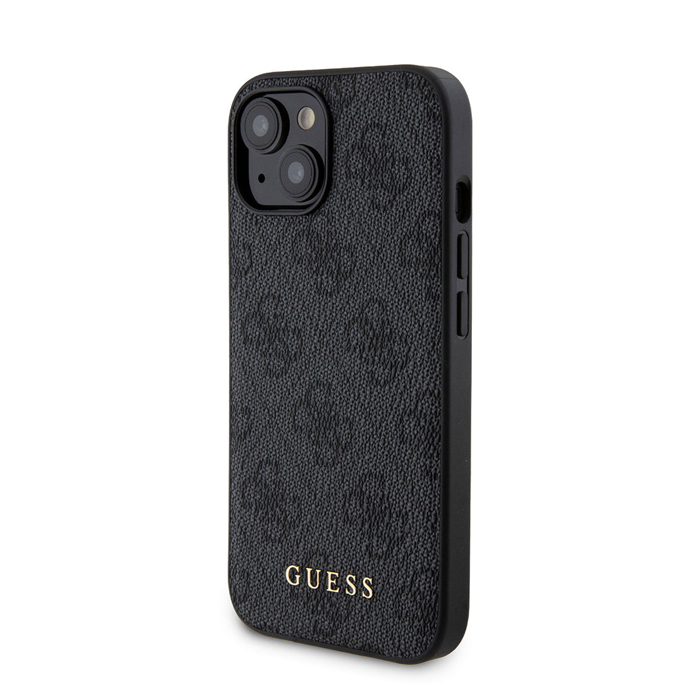 MagSafe futrola za Apple iPhone 15, Guess, Powerbank 4G Metal Logo, Crna