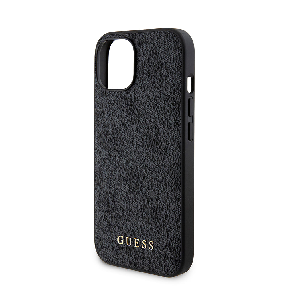 MagSafe futrola za Apple iPhone 15, Guess, Powerbank 4G Metal Logo, Crna