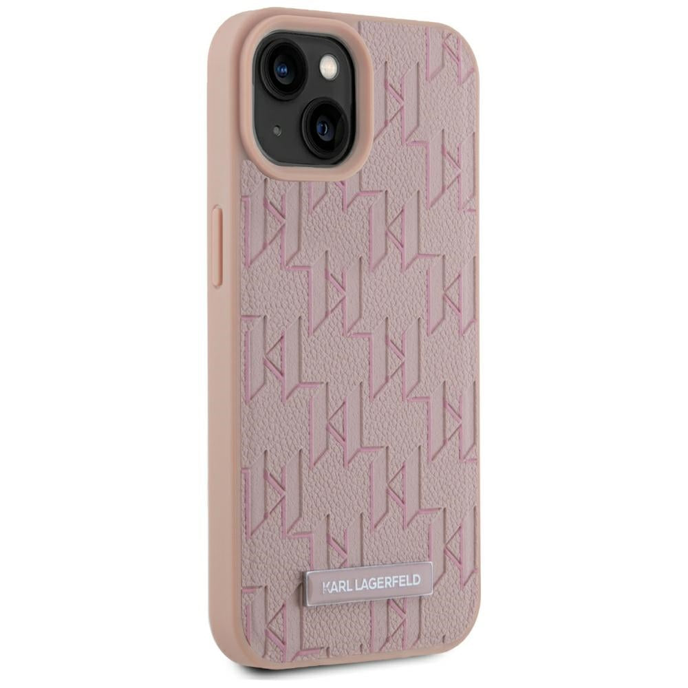 Futrola MagSafe za Apple iPhone 15, Karl Lagerfeld, Hot Stamp, Roza