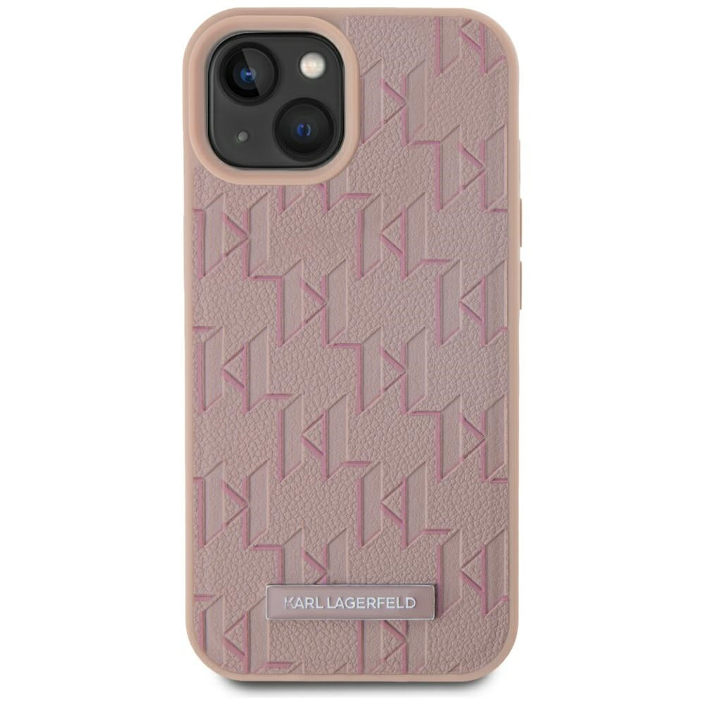 Futrola MagSafe za Apple iPhone 15, Karl Lagerfeld, Hot Stamp, Roza