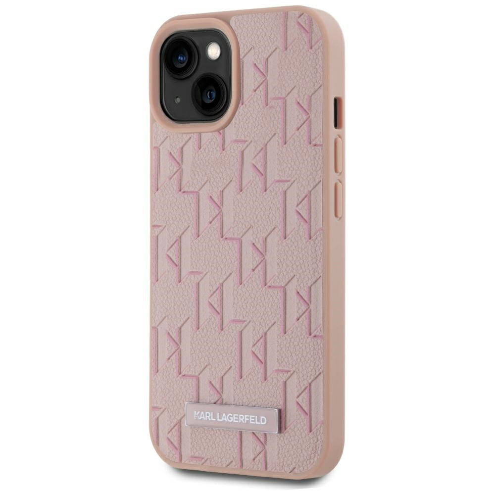Futrola MagSafe za Apple iPhone 15, Karl Lagerfeld, Hot Stamp, Roza