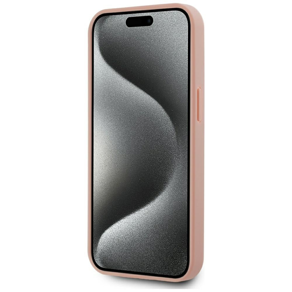 Futrola MagSafe za Apple iPhone 15, Karl Lagerfeld, Hot Stamp, Roza