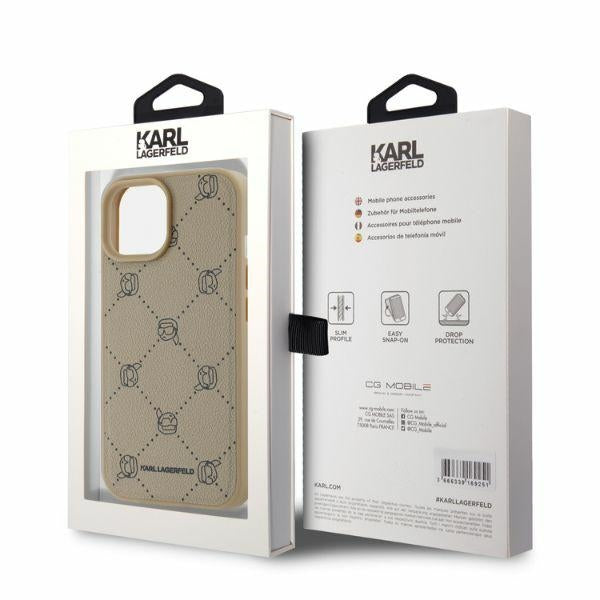 MagSafe futrola za Apple iPhone 15, Karl Lagerfeld, Karl's Head, Bež