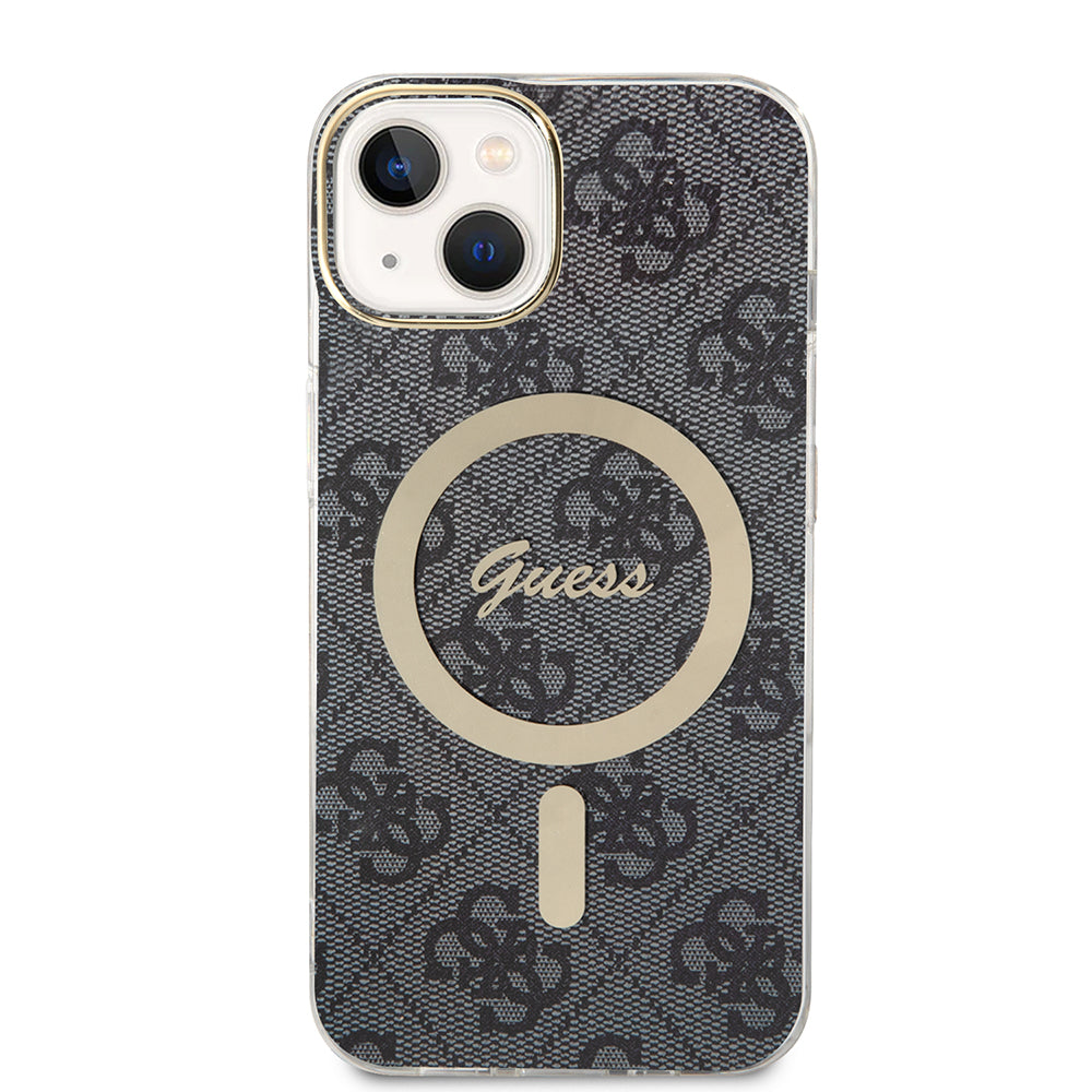 MagSafe futrola za Apple iPhone 15 Plus, Guess, IML 4G, Crna