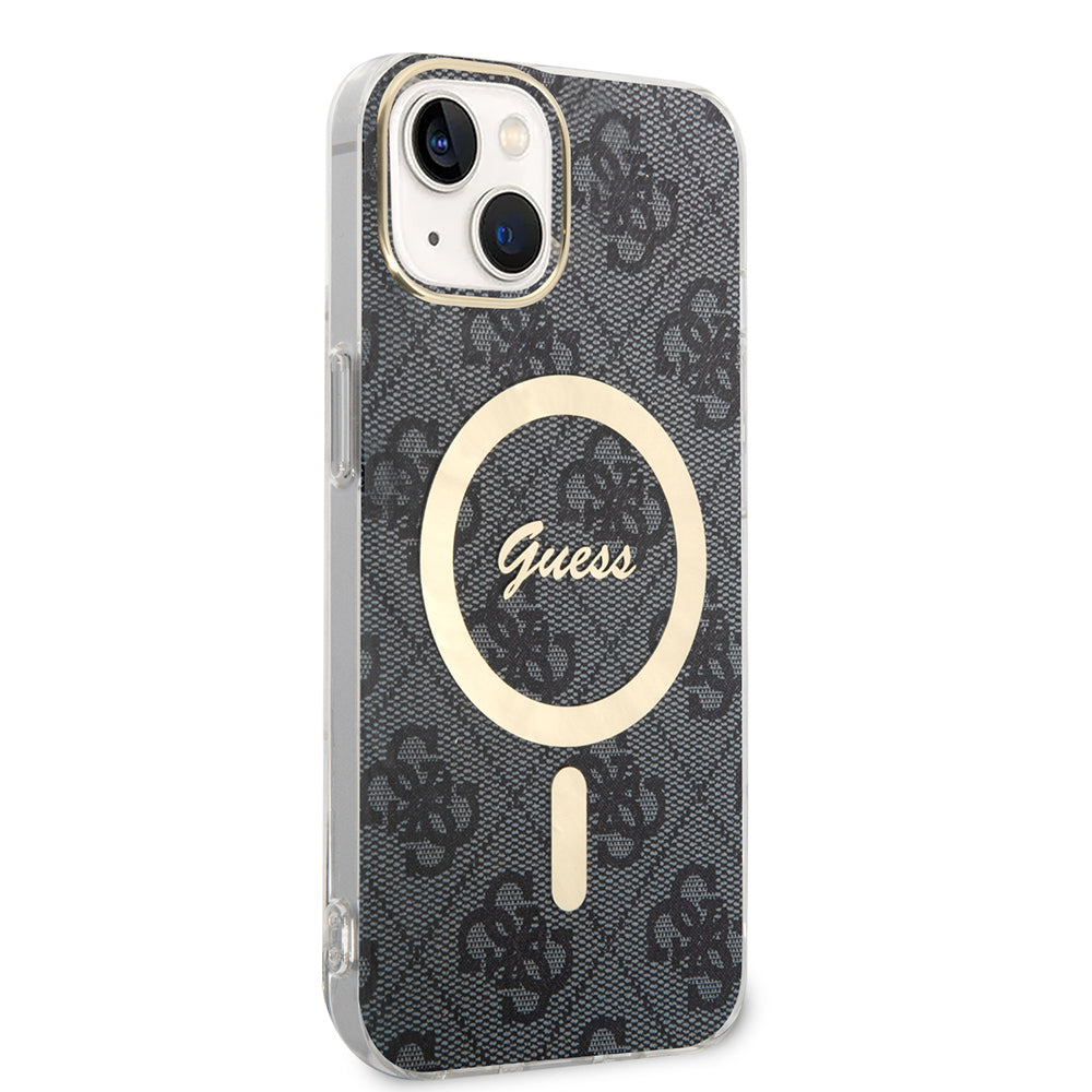 MagSafe futrola za Apple iPhone 15 Plus, Guess, IML 4G, Crna