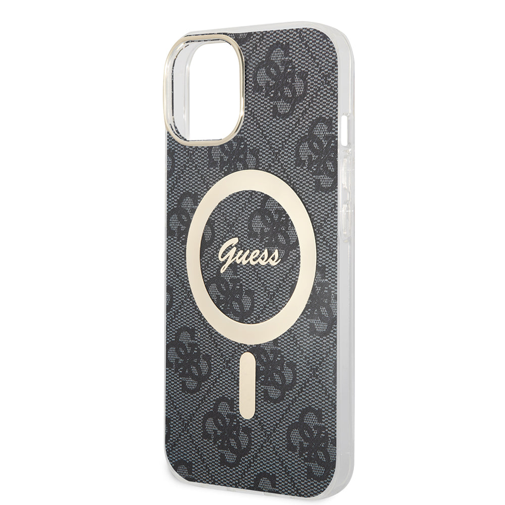 MagSafe futrola za Apple iPhone 15 Plus, Guess, IML 4G, Crna