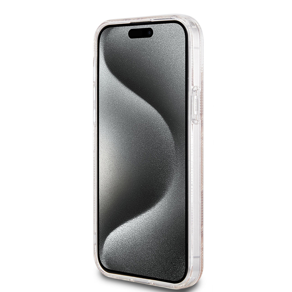 Futrola MagSafe za Apple iPhone 15 Plus, Guess, IML Gcube, Smeđa