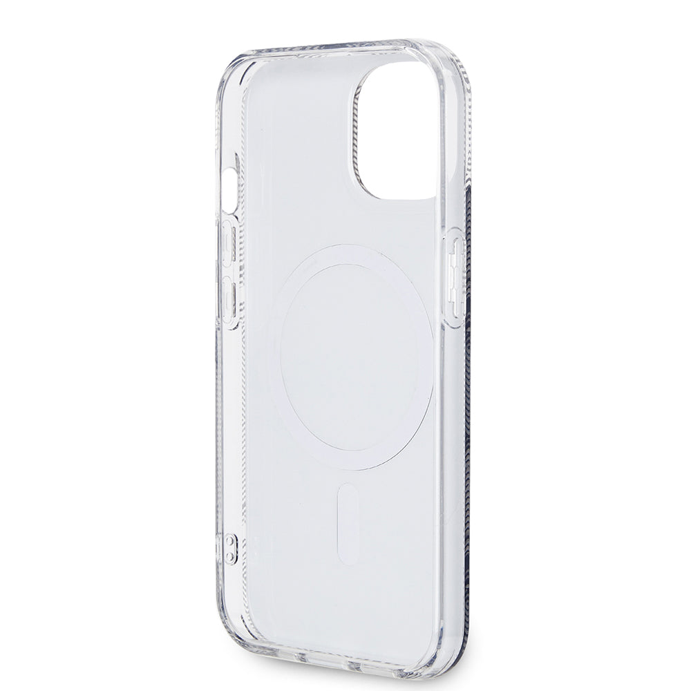 MagSafe futrola za Apple iPhone 15 Plus, Guess, IML Gcube, Crna