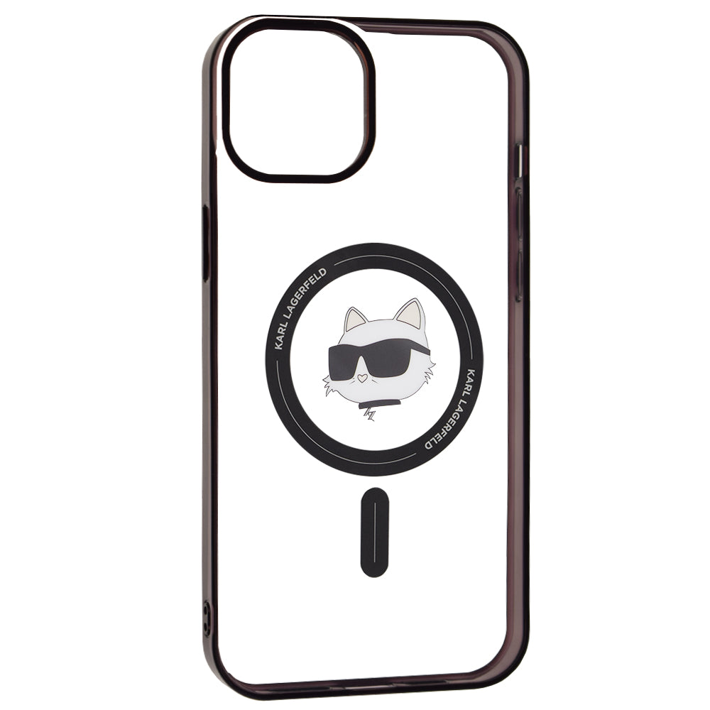 MagSafe futrola za Apple iPhone 15 Plus, Karl Lagerfeld, IML Choupette's Head, Prozirna