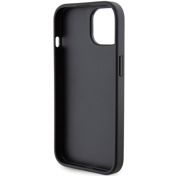 MagSafe futrola za Apple iPhone 15 Plus, Karl Lagerfeld, Saffiano Gripstand Choupette, Crna