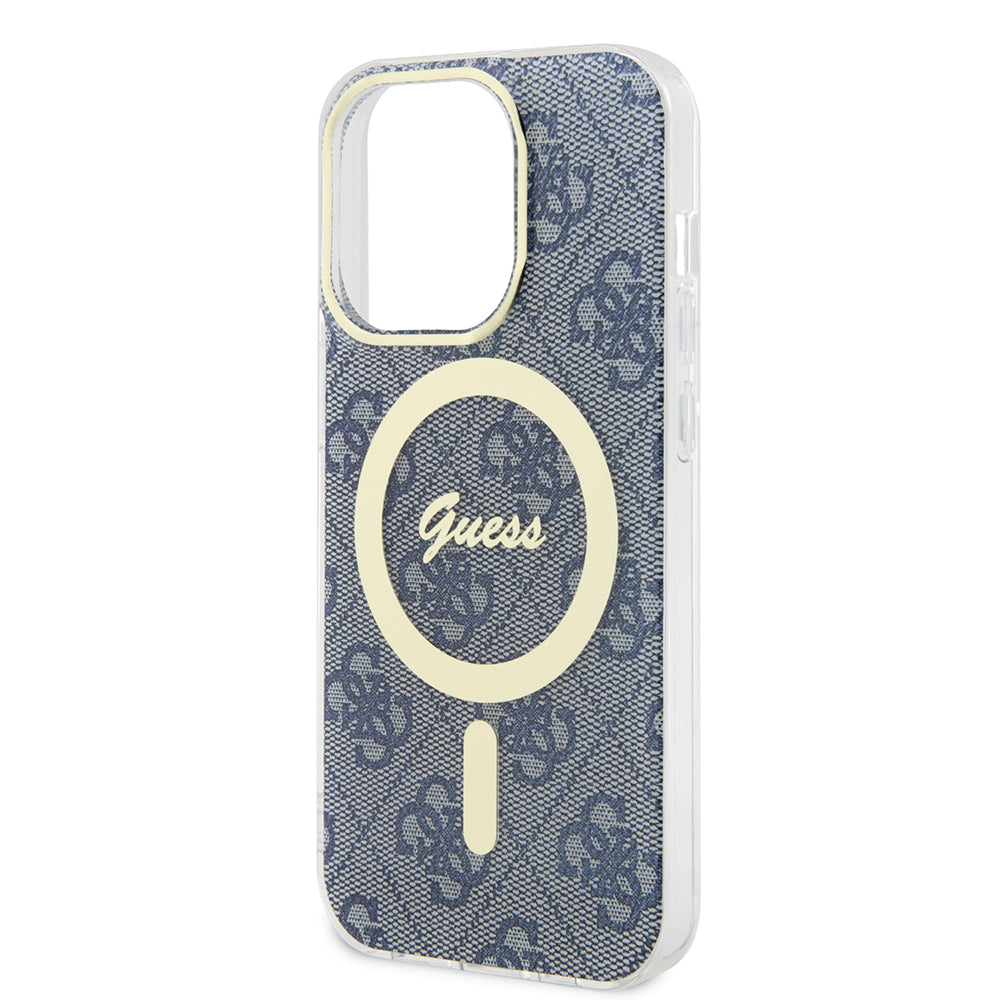 MagSafe futrola za Apple iPhone 15 Pro, Guess, IML 4G, Plava