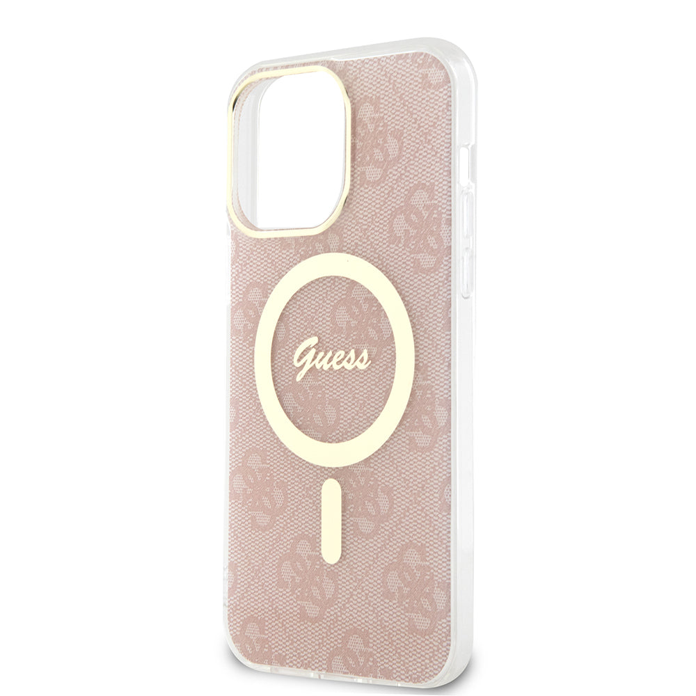 MagSafe futrola za Apple iPhone 15 Pro, Guess, IML 4G, Roza