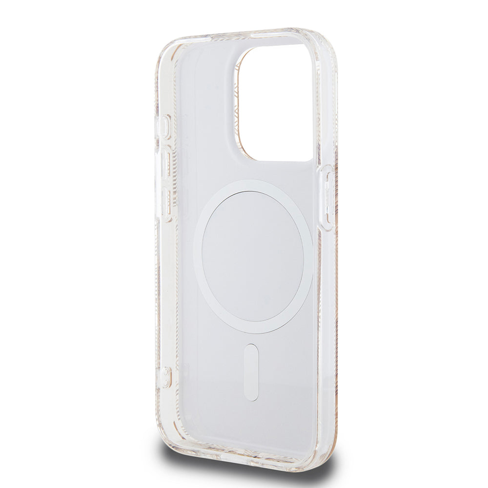 Futrola MagSafe za Apple iPhone 15 Pro, Guess, IML Gcube, Smeđa