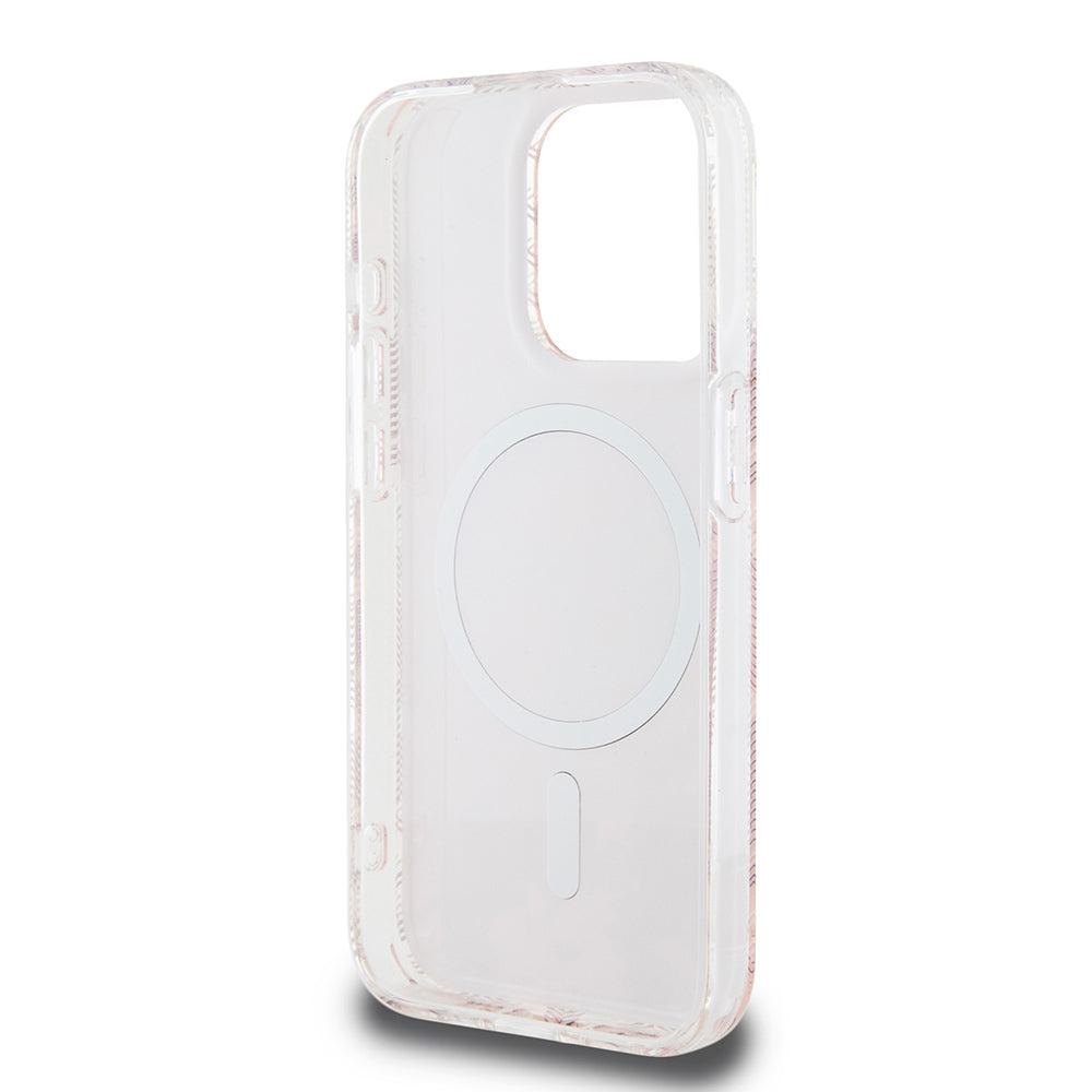 MagSafe futrola za Apple iPhone 15 Pro, Guess, IML Gcube, Roza