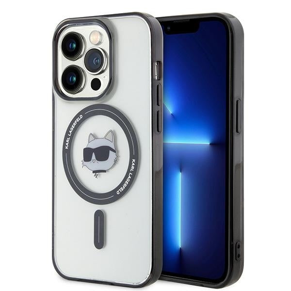 MagSafe futrola za Apple iPhone 15 Pro Max, Karl Lagerfeld, IML Choupette's Head, Prozirna