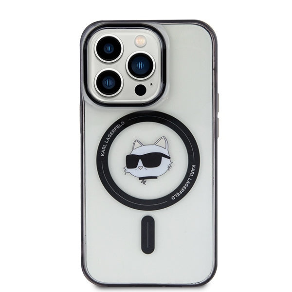 MagSafe futrola za Apple iPhone 15 Pro Max, Karl Lagerfeld, IML Choupette's Head, Prozirna