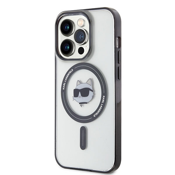MagSafe futrola za Apple iPhone 15 Pro Max, Karl Lagerfeld, IML Choupette's Head, Prozirna