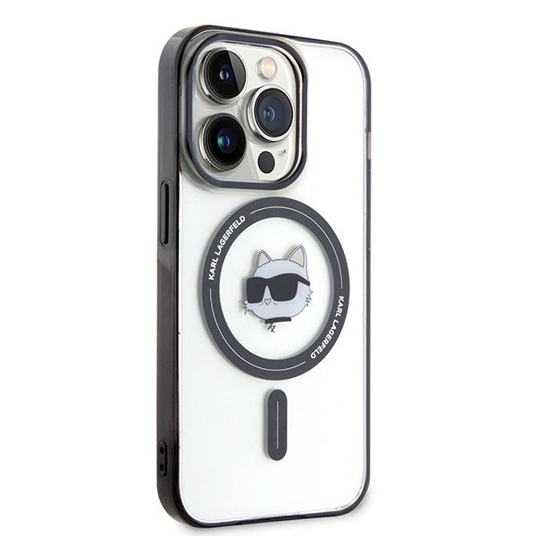 MagSafe futrola za Apple iPhone 15 Pro Max, Karl Lagerfeld, IML Choupette's Head, Prozirna
