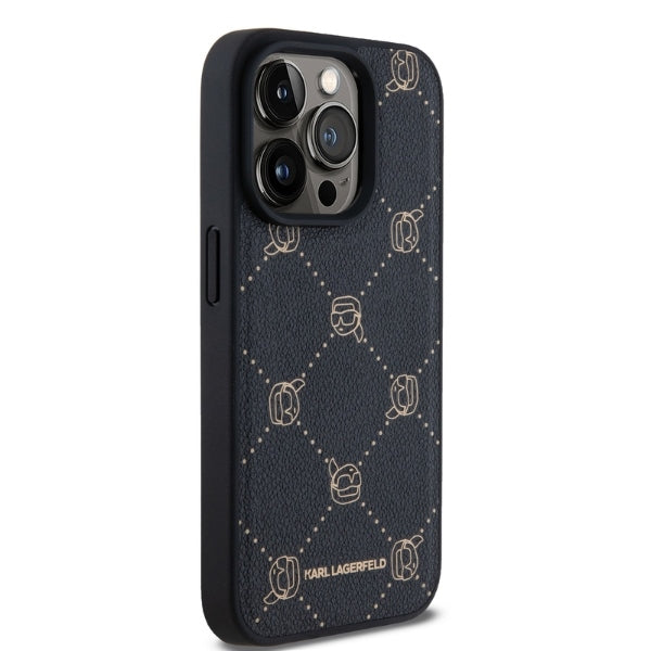 MagSafe futrola za Apple iPhone 15 Pro Max, Karl Lagerfeld, Karl's Head, Crna