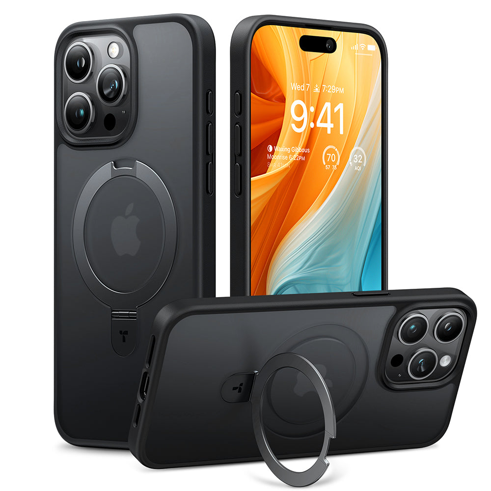 MagSafe futrola za Apple iPhone 15 Pro Max, Torras, Ostand, Crna