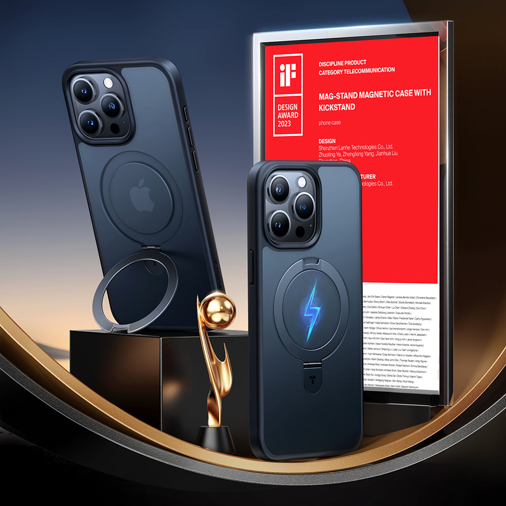 MagSafe futrola za Apple iPhone 15 Pro Max, Torras, Ostand, Crna