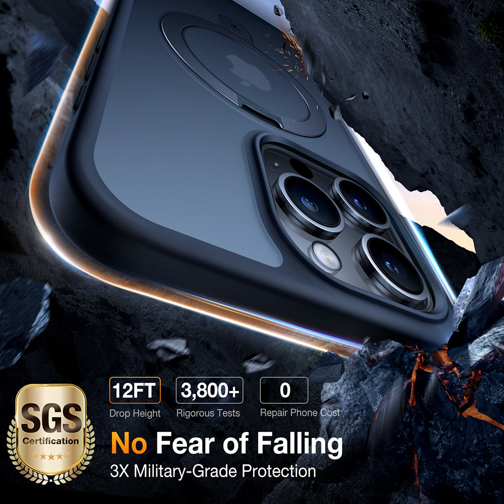 MagSafe futrola za Apple iPhone 15 Pro Max, Torras, Ostand, Crna