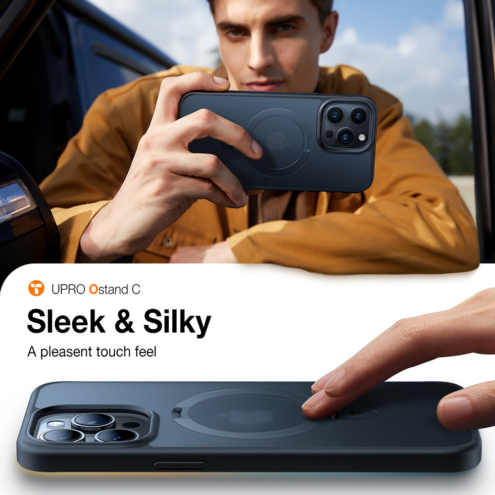 MagSafe futrola za Apple iPhone 15 Pro Max, Torras, Ostand, Crna