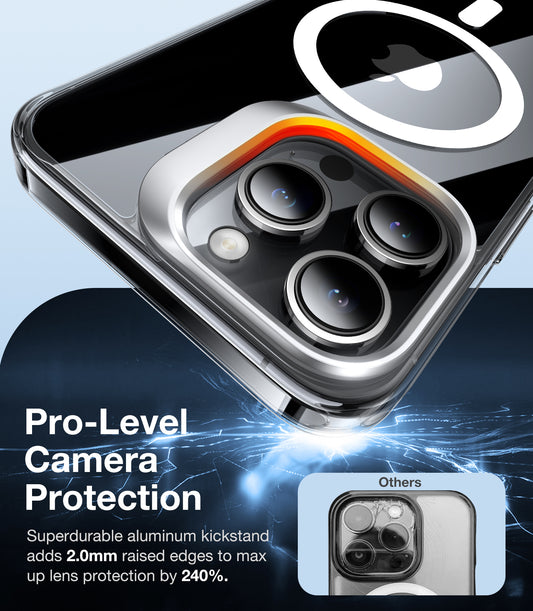 MagSafe futrola za Apple iPhone 15 Pro, Torras, Lstand, Prozirna