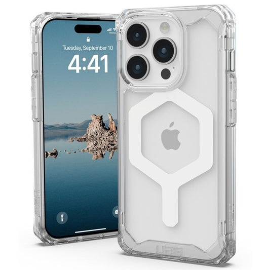 MagSafe maska za Apple iPhone 15 Pro, Urban Armor Gear, Plyo, Bijela