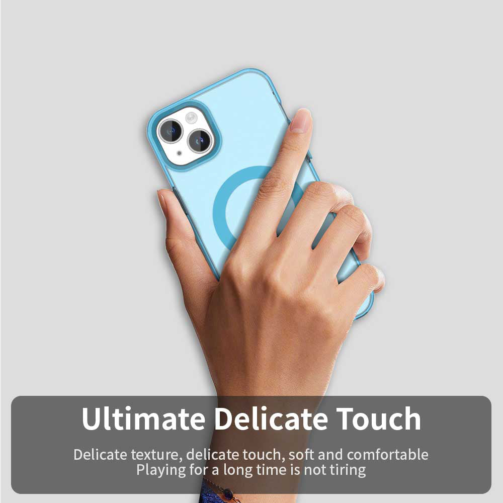 MagSafe futrola za Apple iPhone 15, Techsuit, CandyCase, Plava