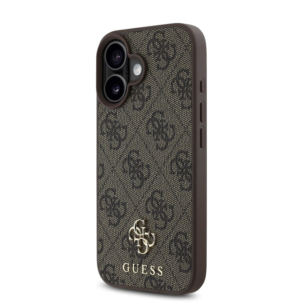 MagSafe futrola za Apple iPhone 16, Guess, 4G Classic, smeđa