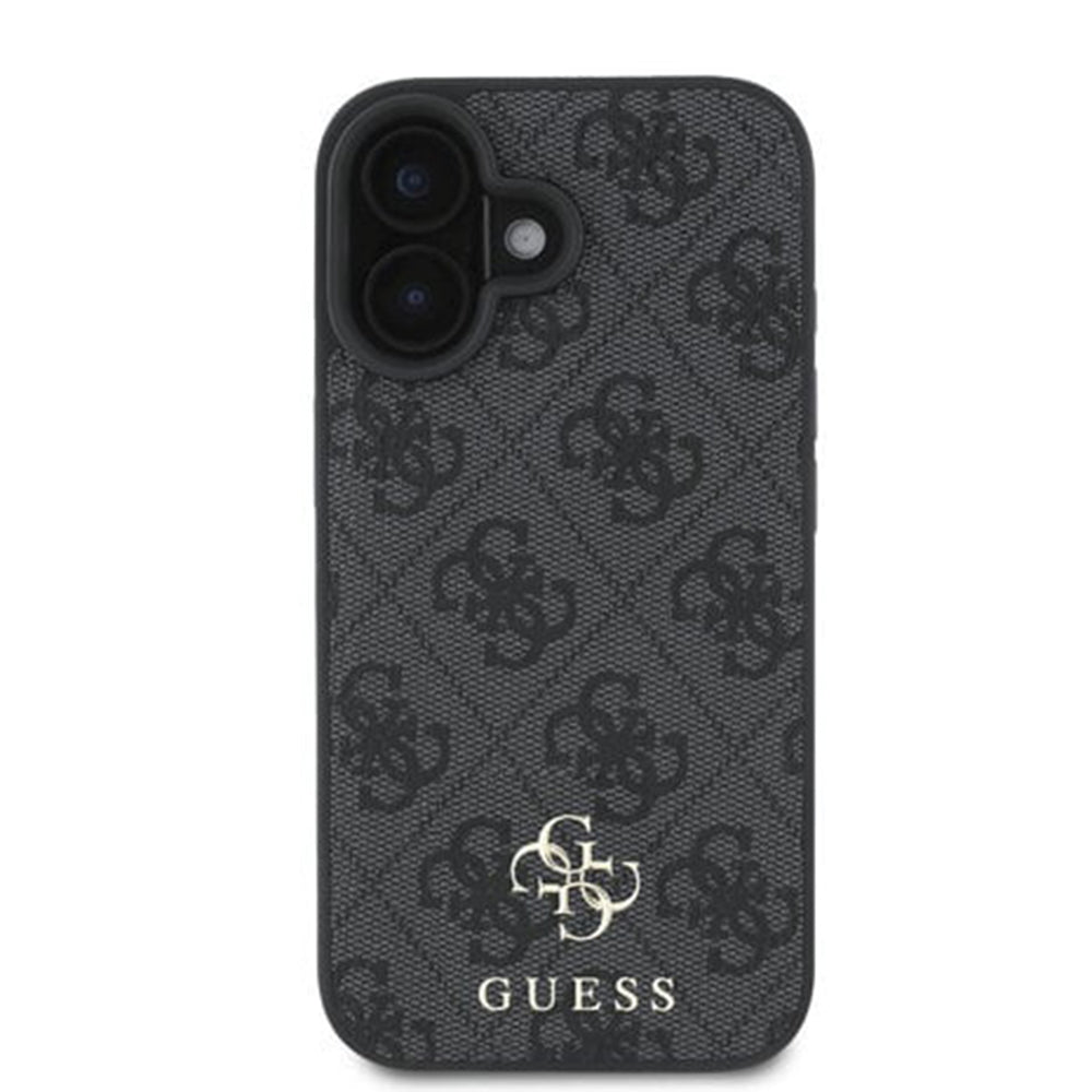 MagSafe futrola za Apple iPhone 16, Guess, 4G Classic, Crna