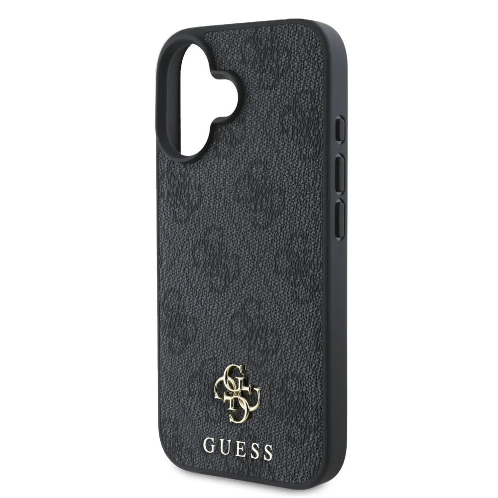 MagSafe futrola za Apple iPhone 16, Guess, 4G Classic, Crna