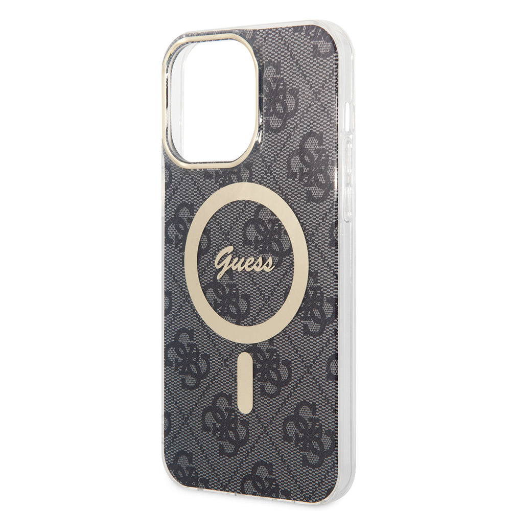 MagSafe futrola za Apple iPhone 16, Guess, IML 4G, Crna