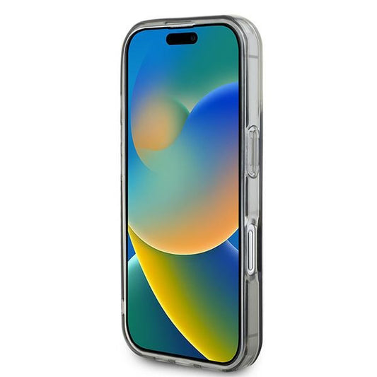 MagSafe futrola za Apple iPhone 16, Guess, IML Flowers Wreath, Crna