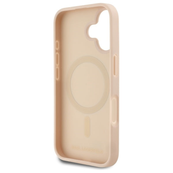 MagSafe futrola za Apple iPhone 16, Karl Lagerfeld, Hot Stamp, Roza