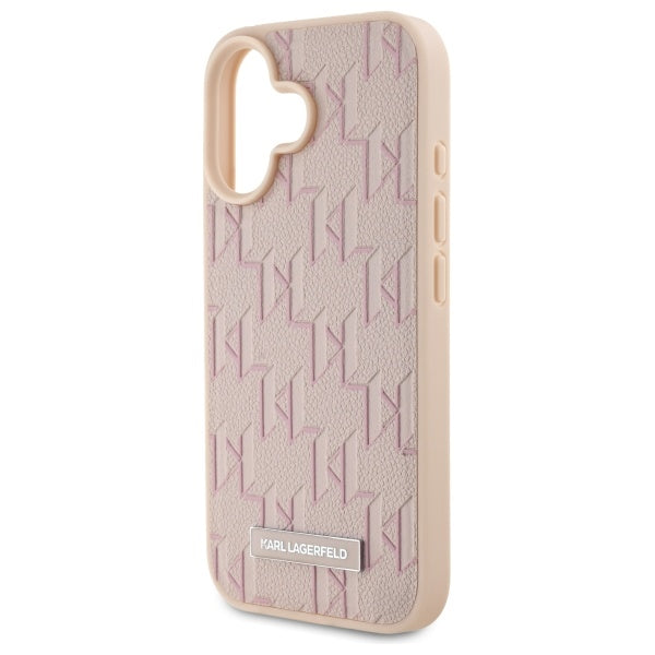 MagSafe futrola za Apple iPhone 16, Karl Lagerfeld, Hot Stamp, Roza