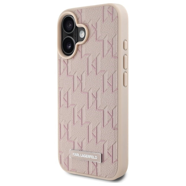 MagSafe futrola za Apple iPhone 16, Karl Lagerfeld, Hot Stamp, Roza