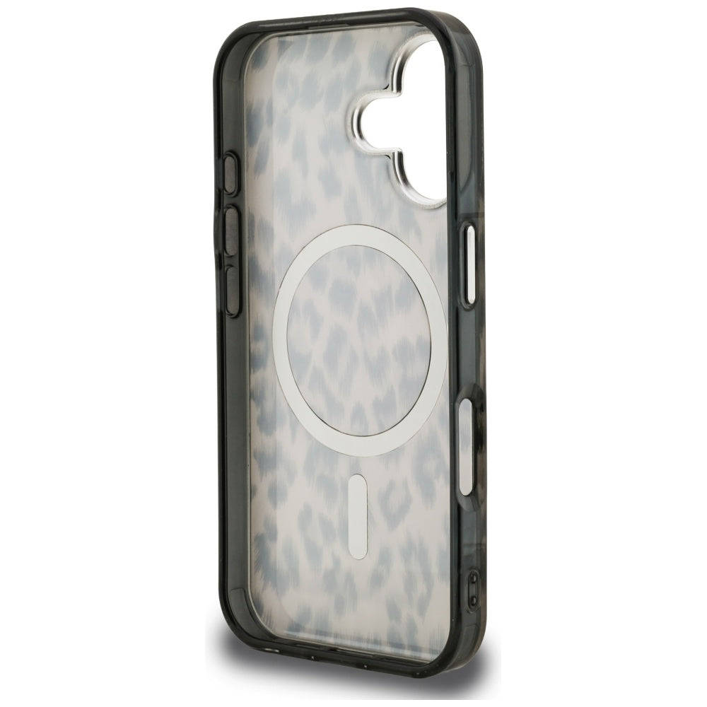 Futrola MagSafe za Apple iPhone 16, Karl Lagerfeld, IML Leopard uzorak, smeđa