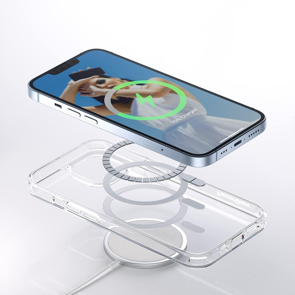 MagSafe futrola za Apple iPhone 16, PanzerGlass, HardCase, Bijela Prozirna