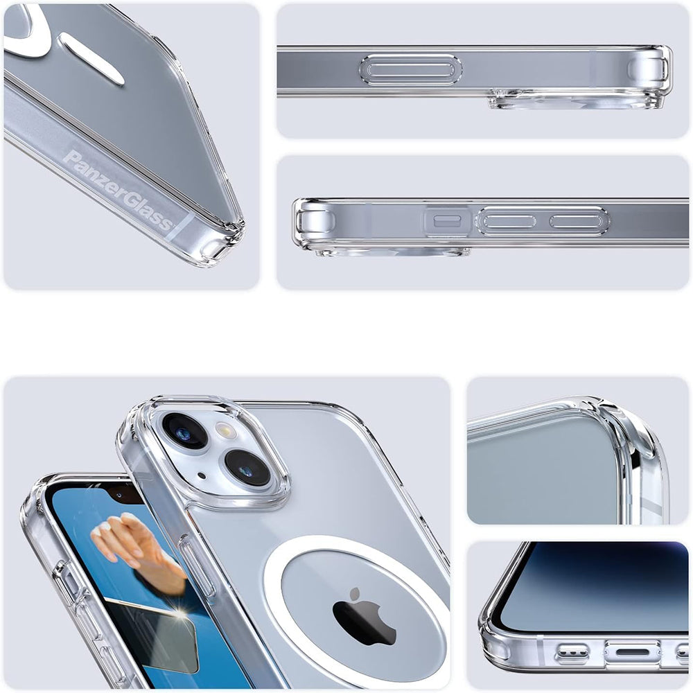 MagSafe futrola za Apple iPhone 16, PanzerGlass, HardCase, Bijela Prozirna