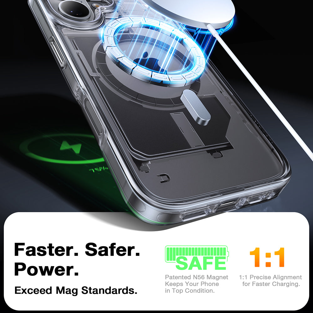 MagSafe futrola za Apple iPhone 16 Plus, Torras, Diamond, Prozirna