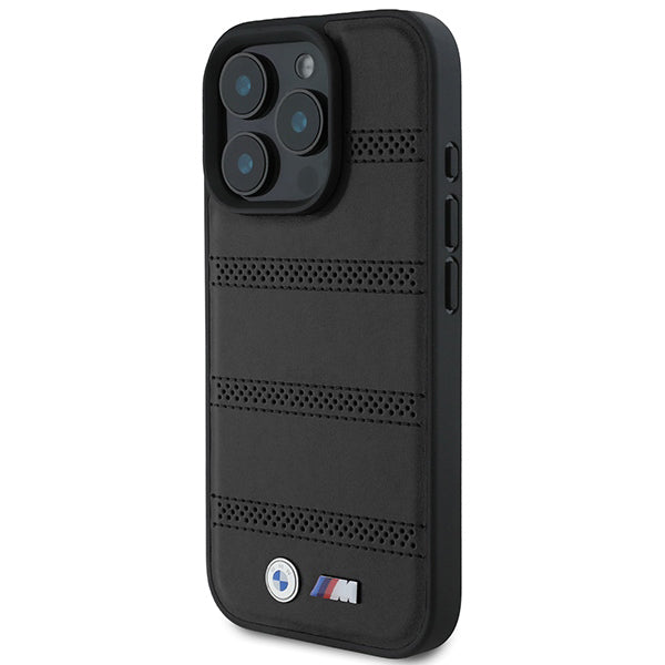 MagSafe futrola za Apple iPhone 16 Pro, BMW, M Perforated And Stitched Line, Crna