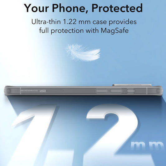 Futrola MagSafe za Apple iPhone 16 Pro, ESR, Zero, Sivo Satinirana
