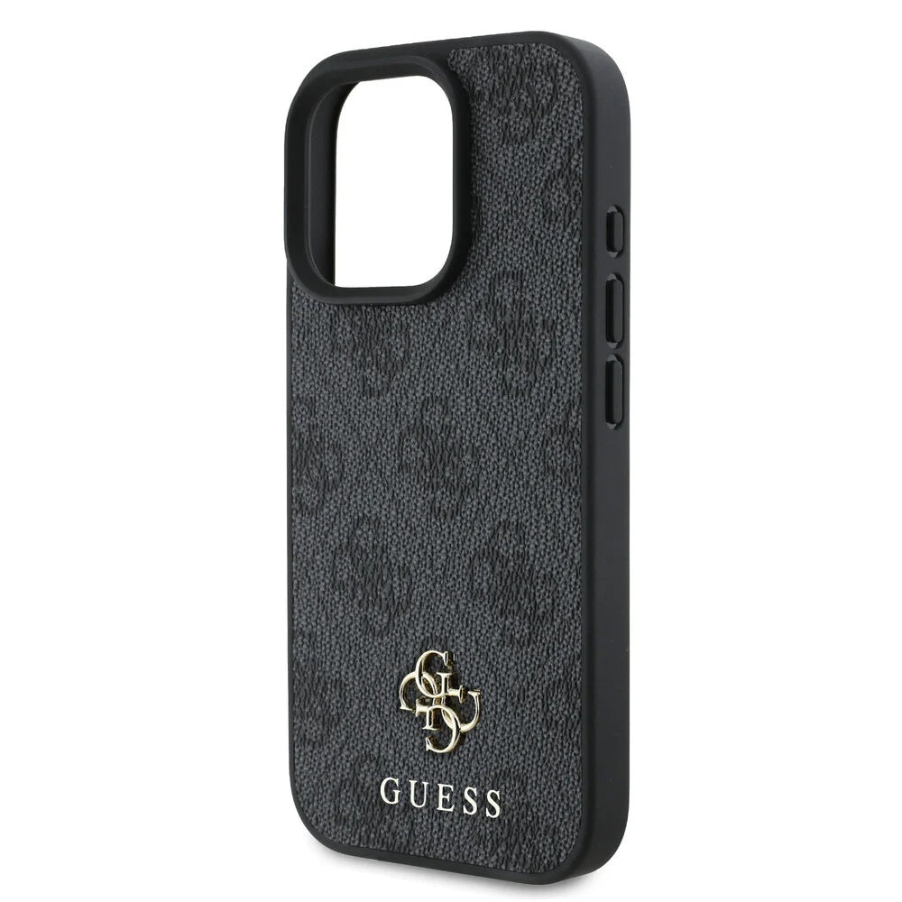 MagSafe futrola za Apple iPhone 16 Pro, Guess, 4G Classic, Crna