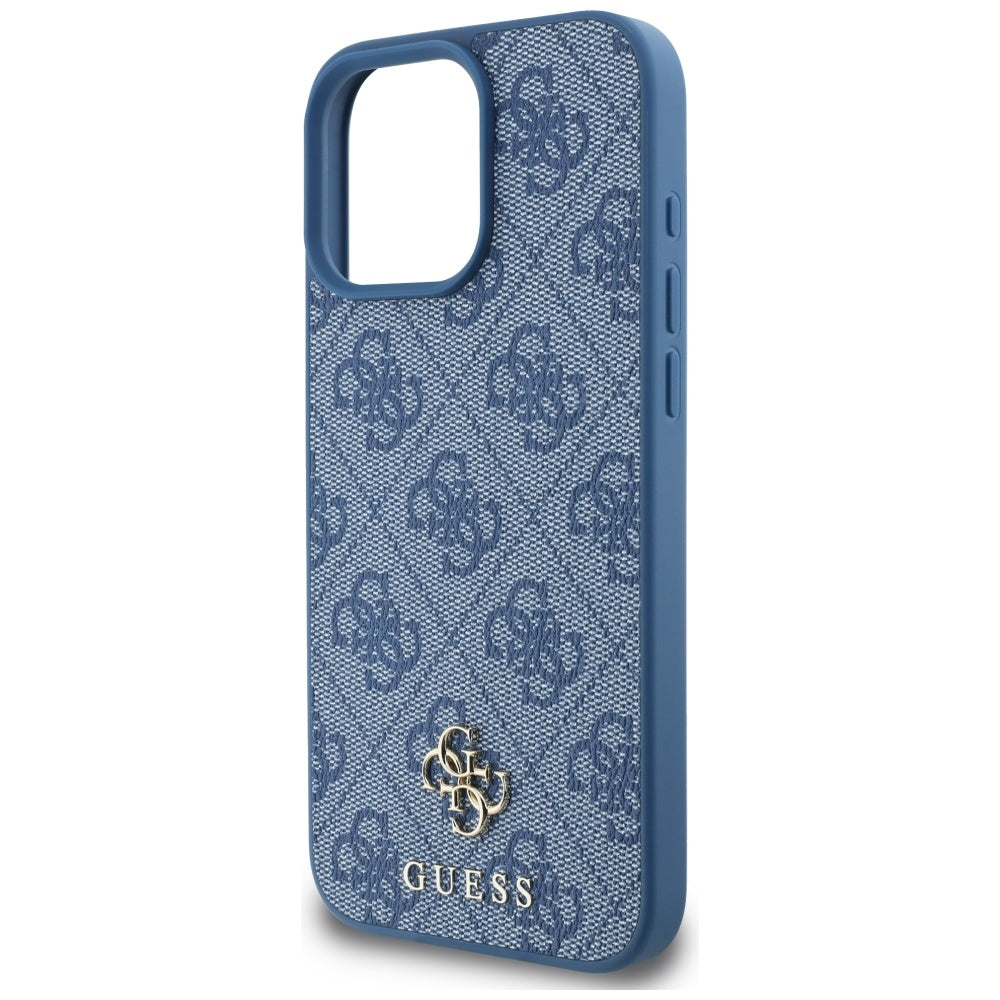 MagSafe futrola za Apple iPhone 16 Pro, Guess, 4G Small and Classic Logo, Plava