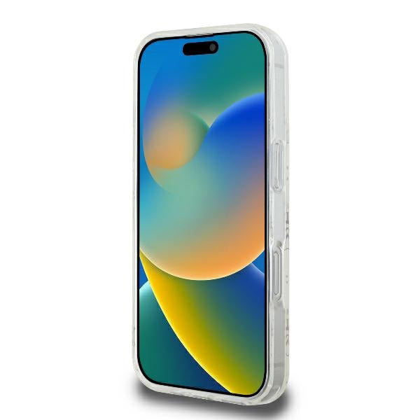 MagSafe futrola za Apple iPhone 16 Pro, Guess, IML 4G Background, Bijela