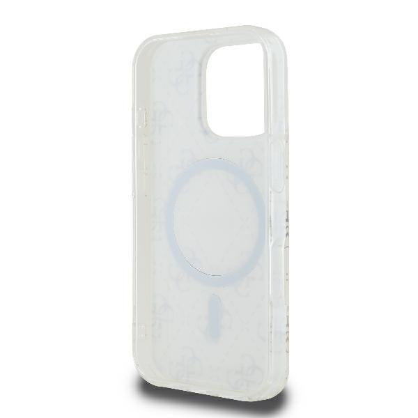 MagSafe futrola za Apple iPhone 16 Pro, Guess, IML 4G Background, Bijela