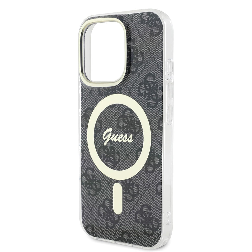 MagSafe futrola za Apple iPhone 16 Pro, Guess, IML 4G, Crna